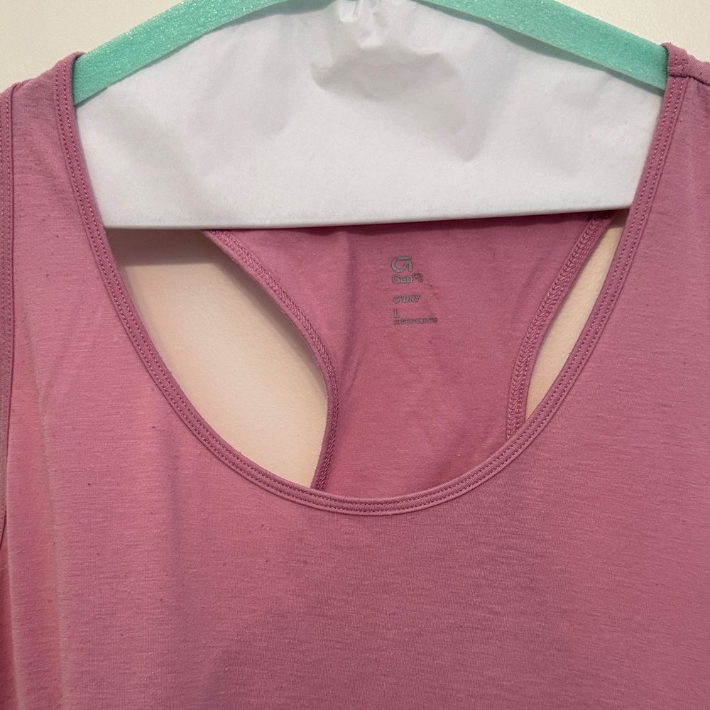 GAP Light Pink Racerback‎ Tank Top - Picture 4 of 4